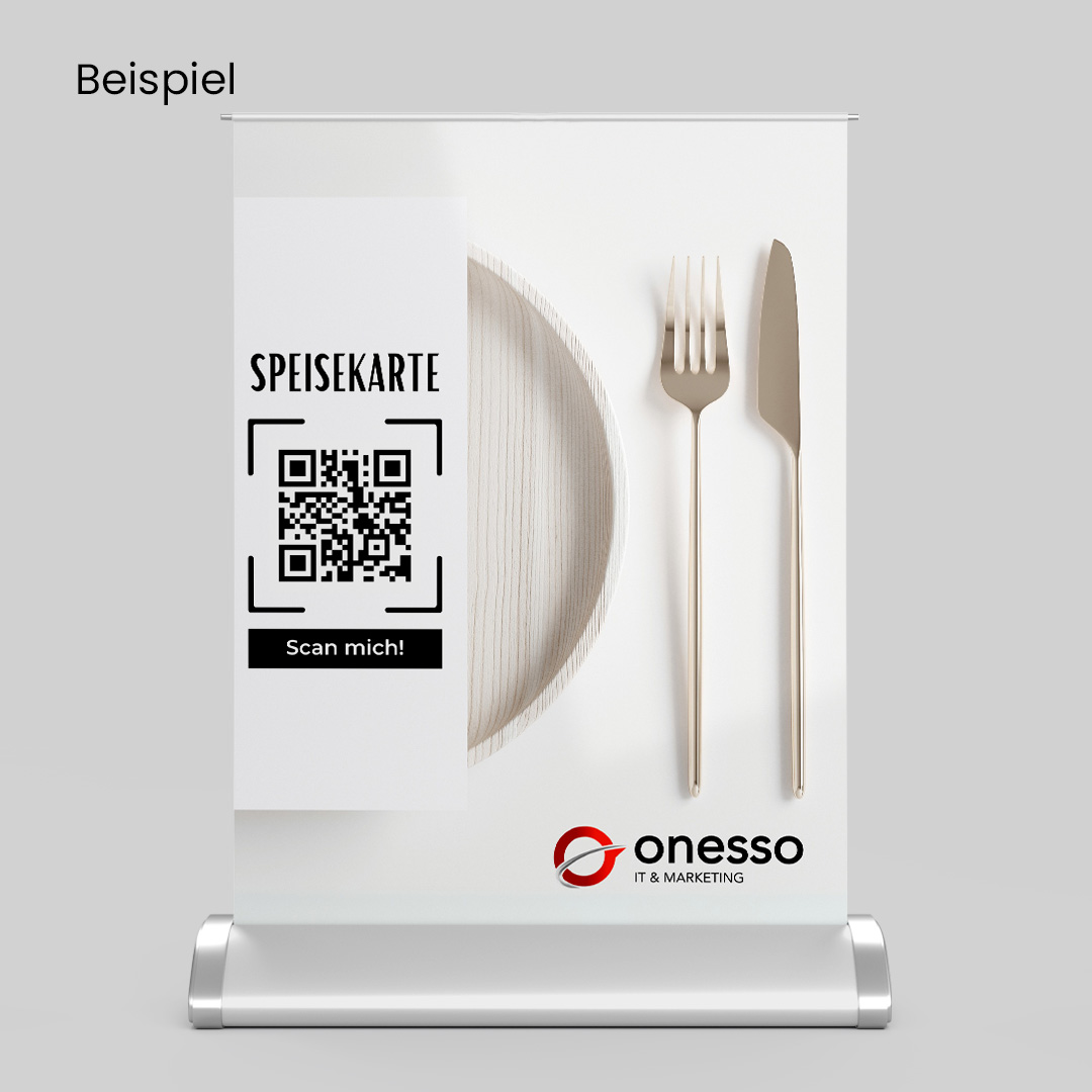 Mini-Roll-Up QR-Code Speisekarte VRM100 mit Logo DIN-A4-2.image