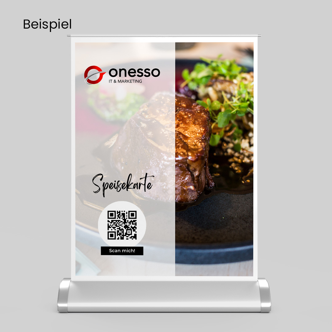 Mini-Roll-Up QR-Code Speisekarte VRM400 mit Logo DIN-A4-2.image