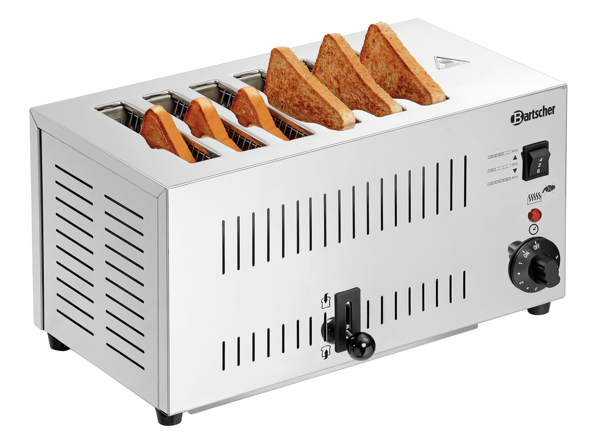 Bartscher Toaster TS60 für 6 Scheiben