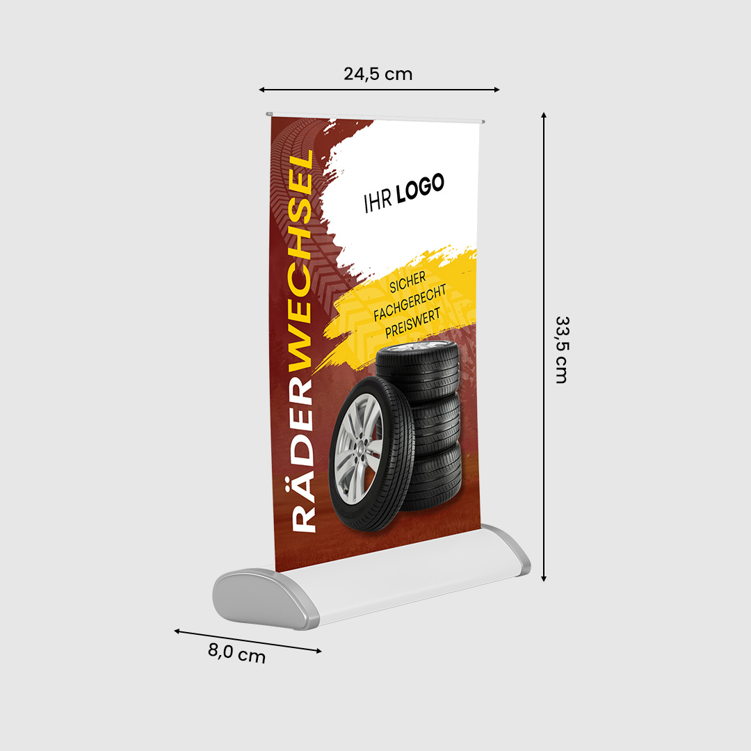 Mini-Roll-Up Aufsteller GNE555 für Räderwechsel mit Logo-1.image