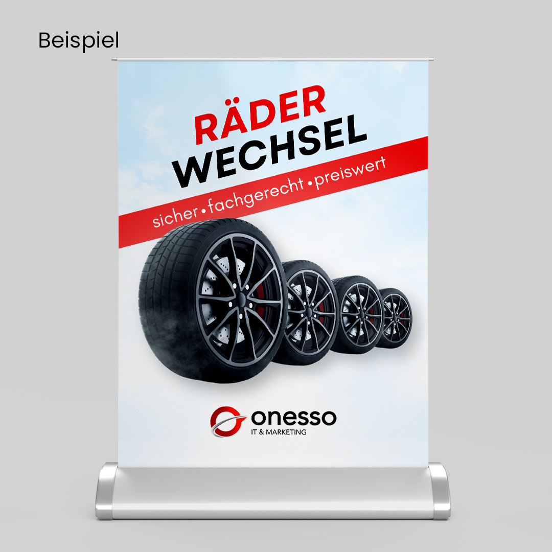 Mini-Roll-Up Aufsteller SNE550 für Räderwechsel mit Logo-3.image